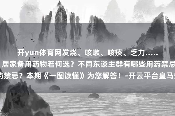开yun体育网发烧、咳嗽、咳痰、乏力......若何对症用药缓解症状？居家备用药物若何选？不同东谈主群有哪些用药禁忌？本期《一图读懂》为您解答！-开云平台皇马赞助商(中国)官方入口